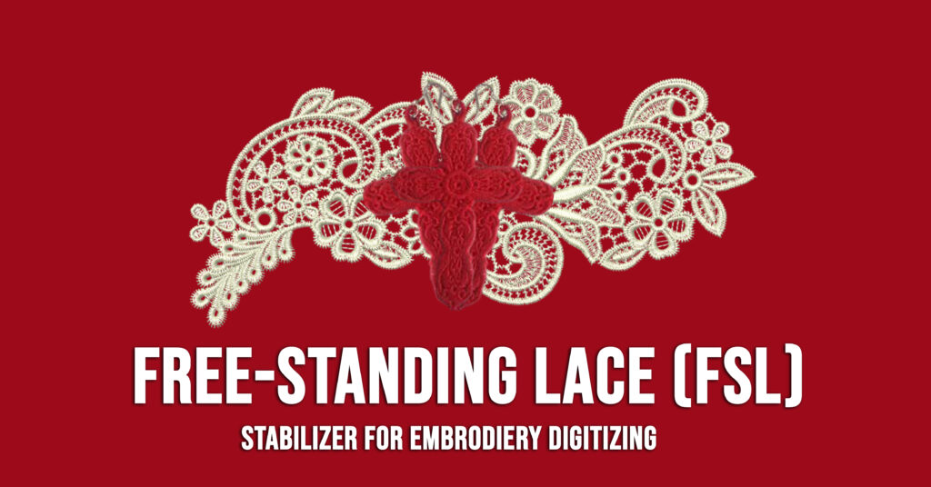 Free-standing lace (FSL)